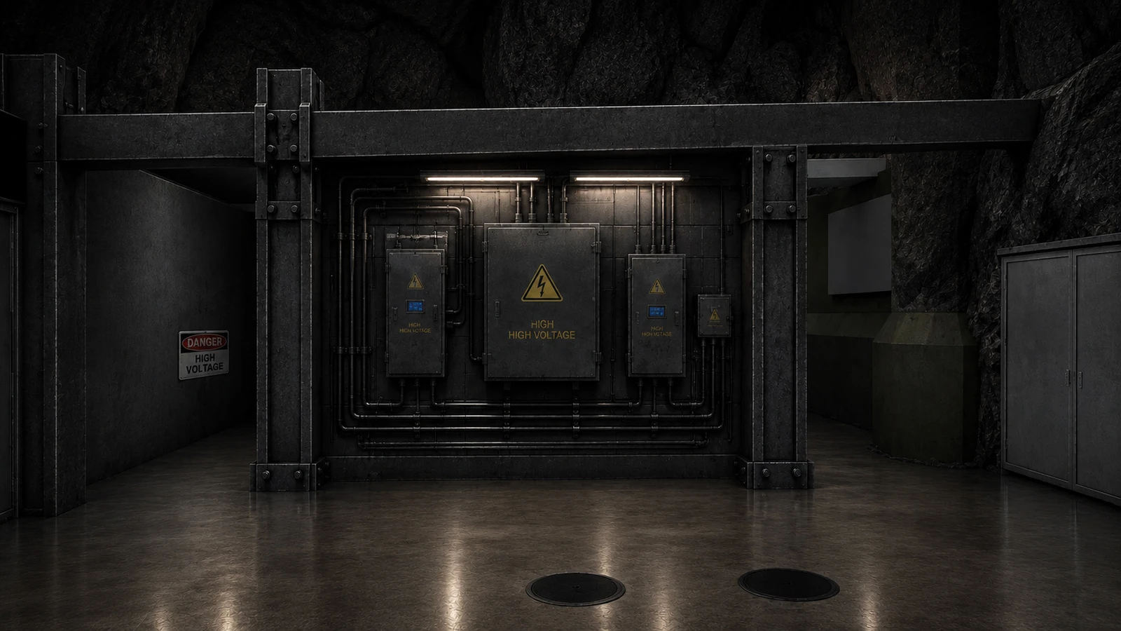 Batcave-themed