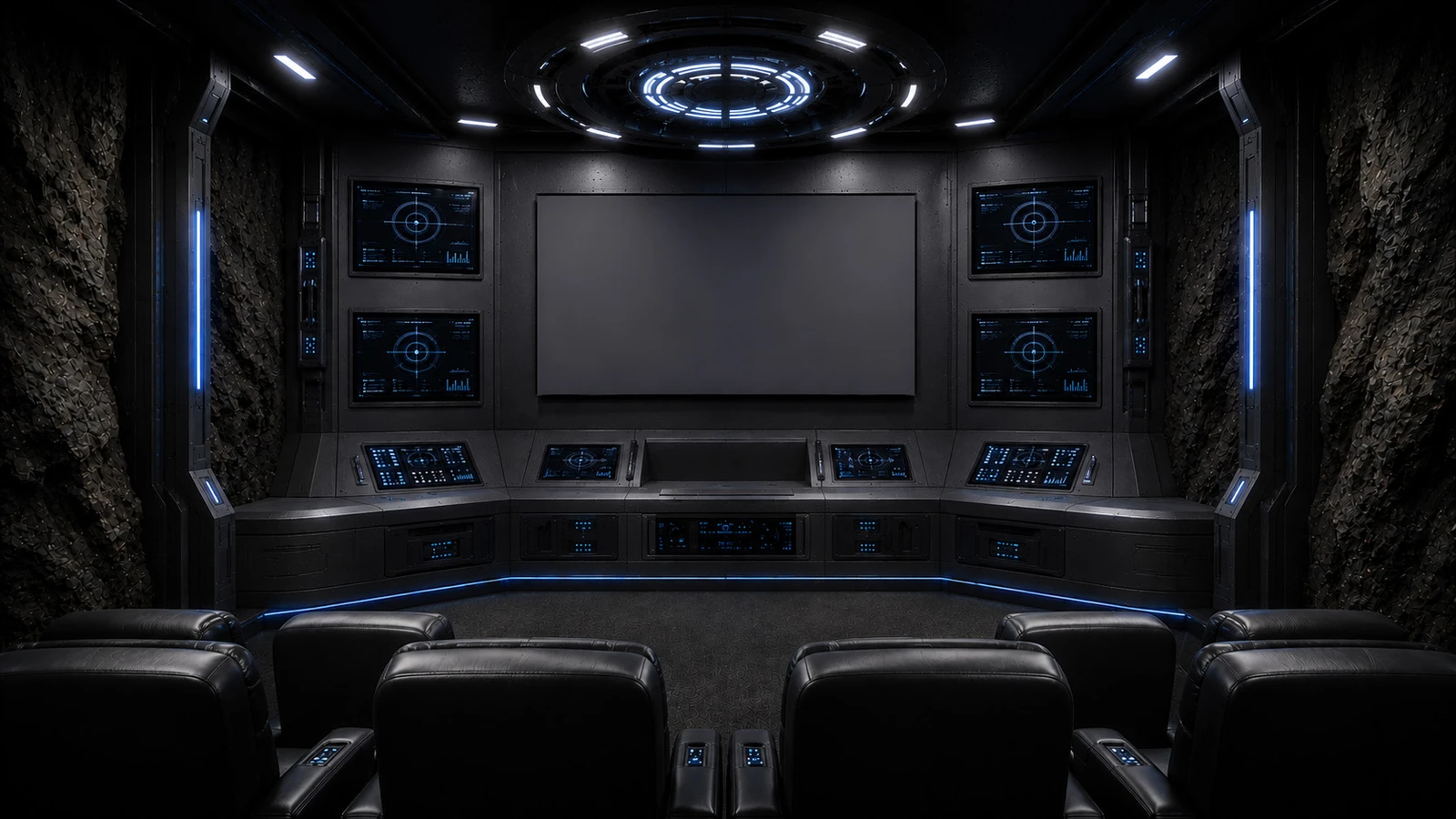 Batcave-themed